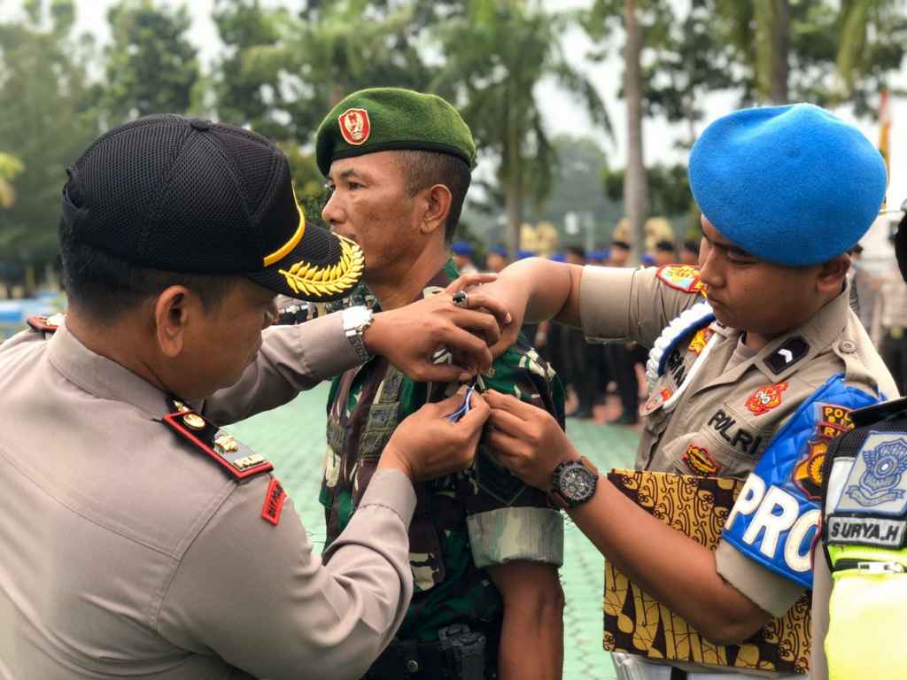 Gelar Pasukan Ops Zebra Muara Takus 2019 Polres Siak