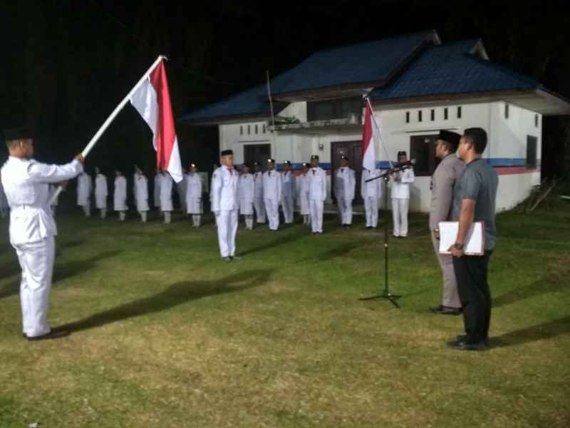 50 Orang Peserta Paskibraka Di Kukuhkan Camat Silangkitang