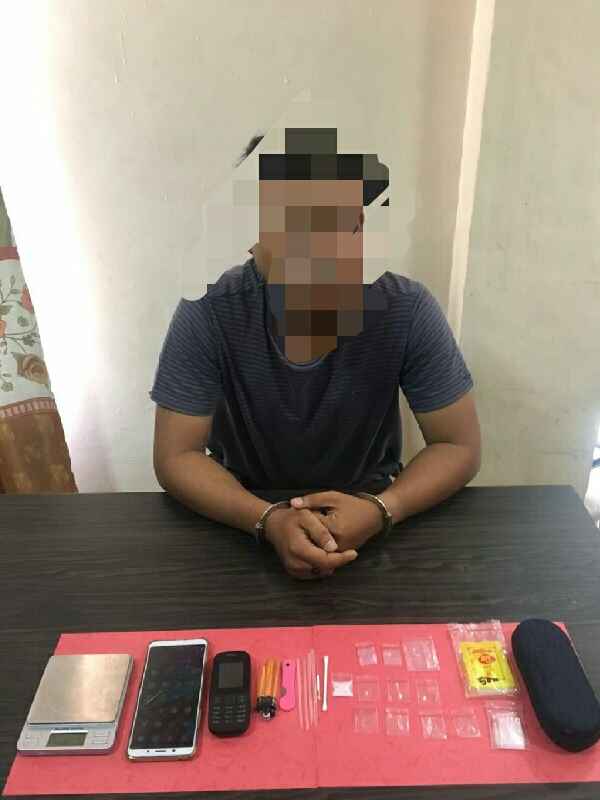 Di Duga Edarkan Barang Haram YS di Bekuk Polisi Satu Lainya Masih DPO