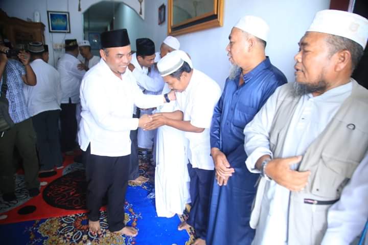 Upah Upah Haji Kecamatan Pangkatan Di Hadiri PLT.Bupati Labuhanbatu
