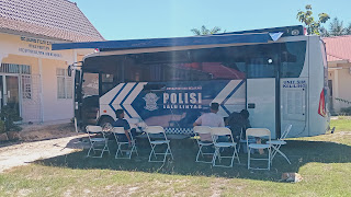 Satlantas Polres Bengkalis Gelar Layanan SIM Keliling di Desa Air Kulim