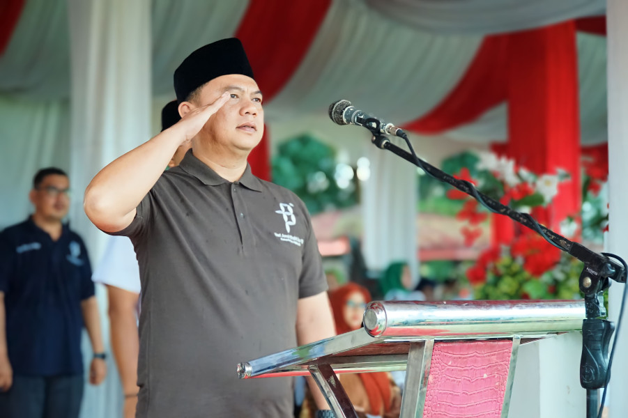 Bupati Dan Wakil Bupati Labuhanbatu Hadiri Apel Peringatan Hari Amal Bakti Ke-78