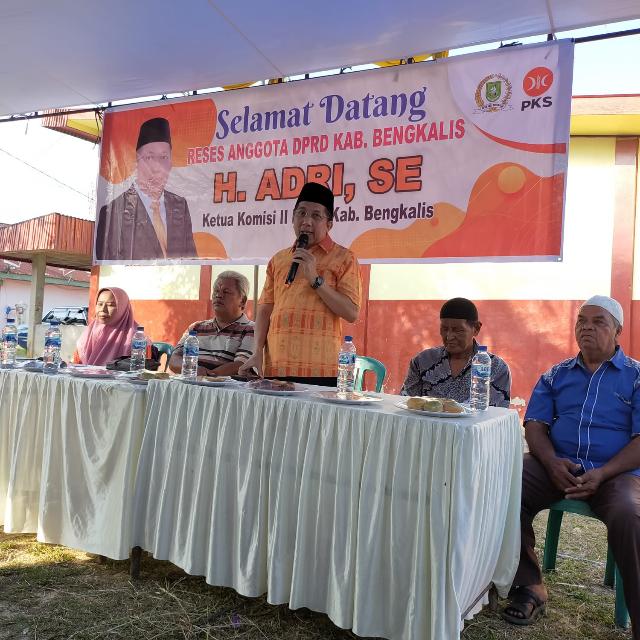 Serap Aspirasi, H. Adri Ajak Masyarakat Bangun Daerah Melalui Reses Tahap I di Duri Timur