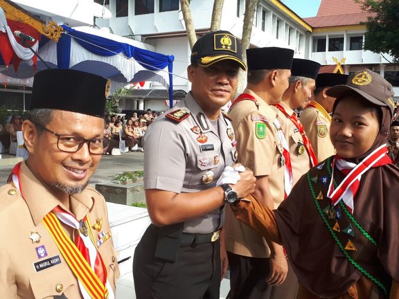 Polresta Pekanbaru Apresiasi HUT Pramuka Ke 56