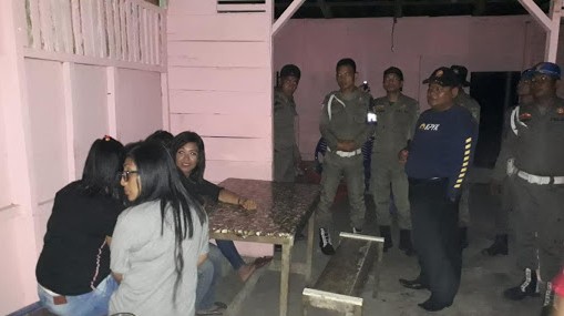 11 wanita pekerja warung remang-remang terjaring operasi pekat Satpol PP Rohul
