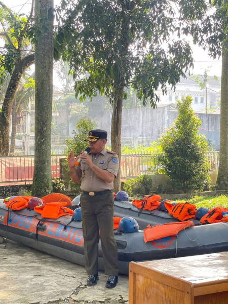 Kaban BPBD Labuhanbatu Berikan Edukasi Penanggulangan Bencana Sejak Dini