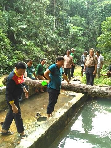 Wabup Halim Tinjau Objek Wisata Air Panas di Hulu Kuantan