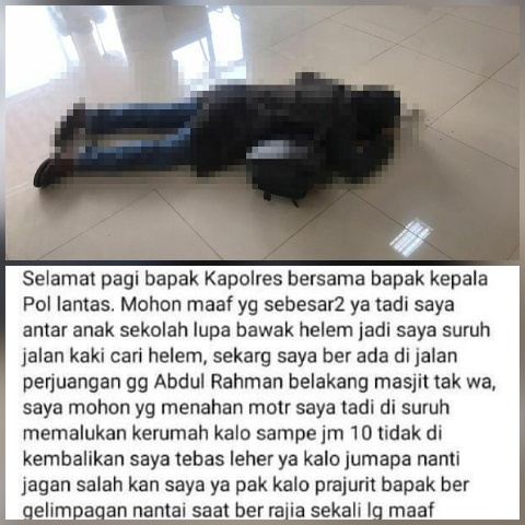 Sebelum Serang Polisi di Mapolres, Pelaku Unggah Status Tebas Kepala Polisi