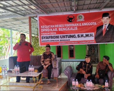 Gelar Reses di Jalan Anggur, Anggota DPRD Syafroni Untung Tampung Beberapa Keluhan Warga