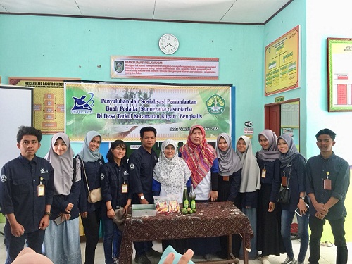 Mahasiswa UR Sukses Adakan Penyuluhan Pemanfaatan Buah Pedada 'Mangrove'
