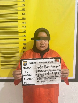 Modus “Orang Pintar”, Wanita di Bengkalis Tipu Korban Rp18 Juta