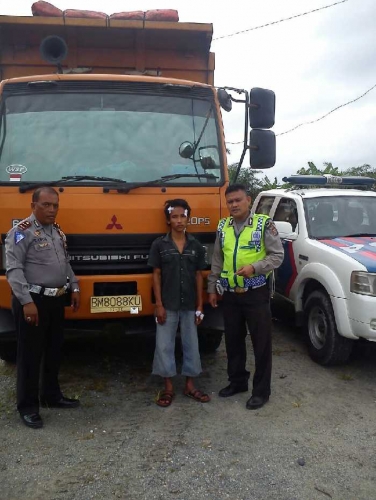 Ditlantas Polda Riau Gagalkan Aksi Pencurian Truk di Rohil