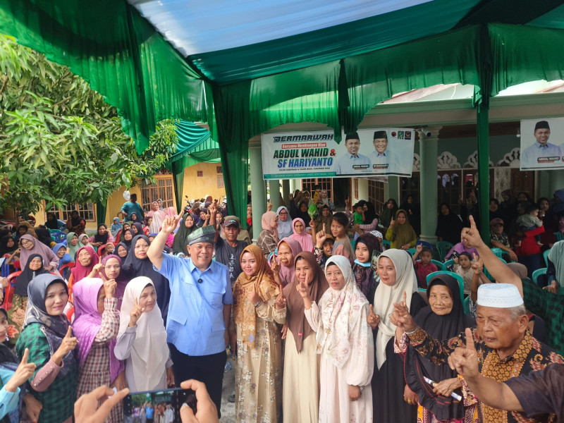 Ninik Mamak dan Anak Kemanakan Kenegerian Kampa Siap Menangkan Paslon GUBRI No 1