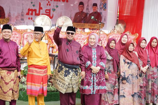 Pawai Ta'aruf MTQ ke-48 Tingkat Kecamatan Mandau