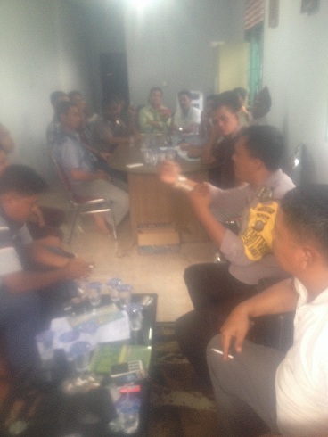 Portal Pos security PT ARARA ABADI meresahkan masyarakat pinang sebatang Barat