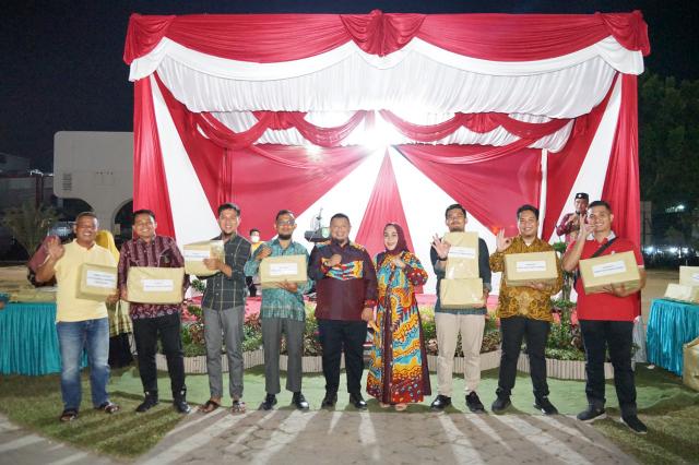 Malam Syukuran dan Pemberian Hadiah Lomba Evaluasi Kelurahan Tingkat Kecamatan Mandau