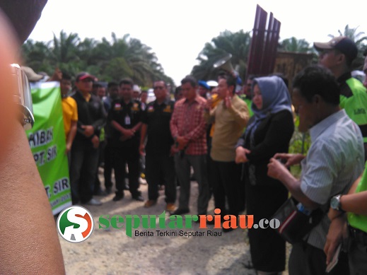 Polemik Aspalisasi Jalan PT SIR Pekanbaru - Perawang menemui titik terang