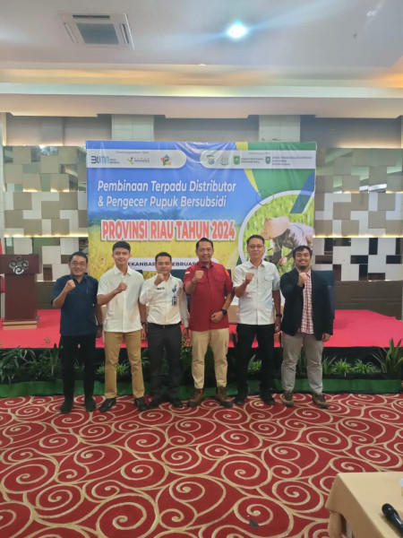 Pupuk Indonesia Gelar Pembinaan Terpadu Distributor dan Pengecer Pupuk Bersubsidi Riau Tahun 2024