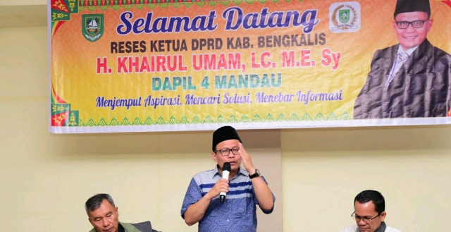 Menjemput Aspirasi Masyarakat,Ketua DPRD Kabupaten Bengkalis Gelar Reses Perdana