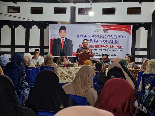 Syafroni Untung Tampung Aspirasi Warga Jalan Nusantara Terutama Masalah Parit Sering Mampet