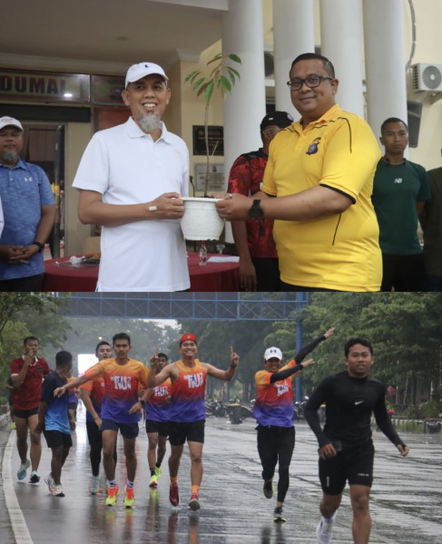 Polres Dumai  Sukses Laksanakan Karhutla Fun Run  Tahun 2025.
