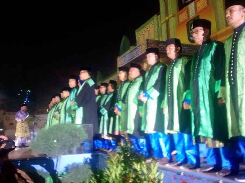 Kondisi Kabut Asap, Bupati Bengkalis Lantik Dewan dan Majelis Hakim MTQ