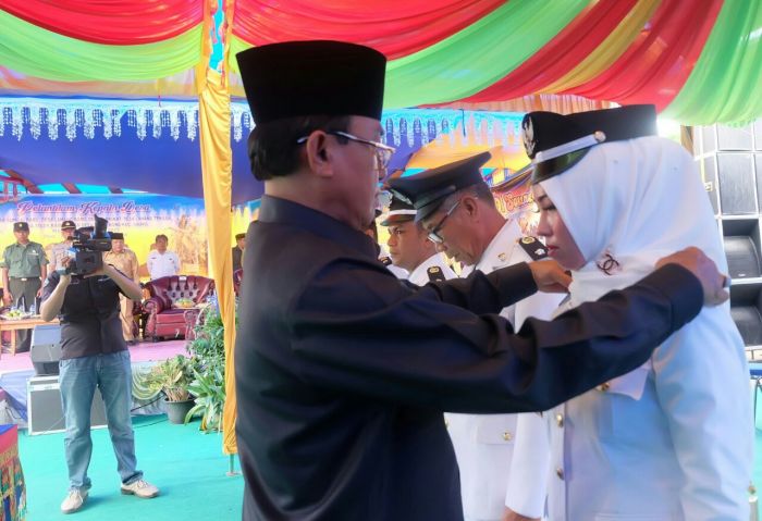 Pelantikan 6 Kades Gaung, Bupati Berpesan Fokus Jalankan Amanah
