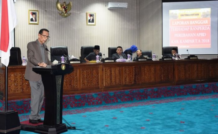 Azis Zaenal Apresiasi DPRD Kampar Yang Telah Mengsyahkan APBD -P 2018