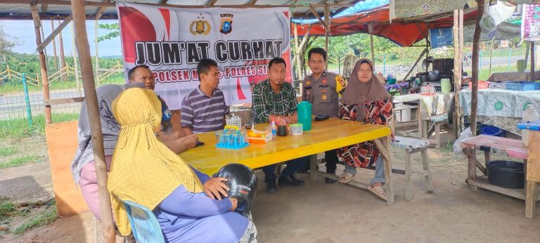 Polsek Minas Gelar Jumat Curhat dengarkan Keluhan Masyarakat