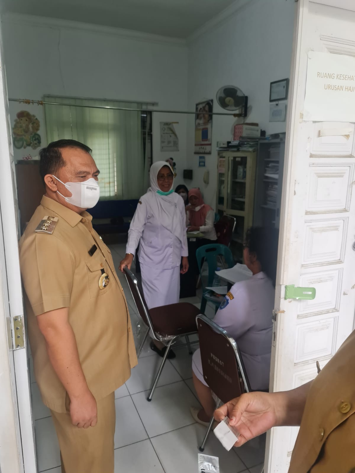 Bupati Labuhanbatu Melakukan Sidak ke Puskemas Kota