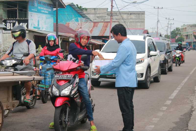 Mahasiswa Kukerta UR dibantan Gelar Aksi Peduli Lombok