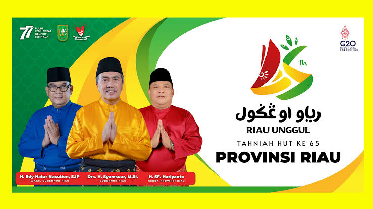Berikut Rangkaian Agenda Acara Hari Jadi Ke 65 Provinsi Riau