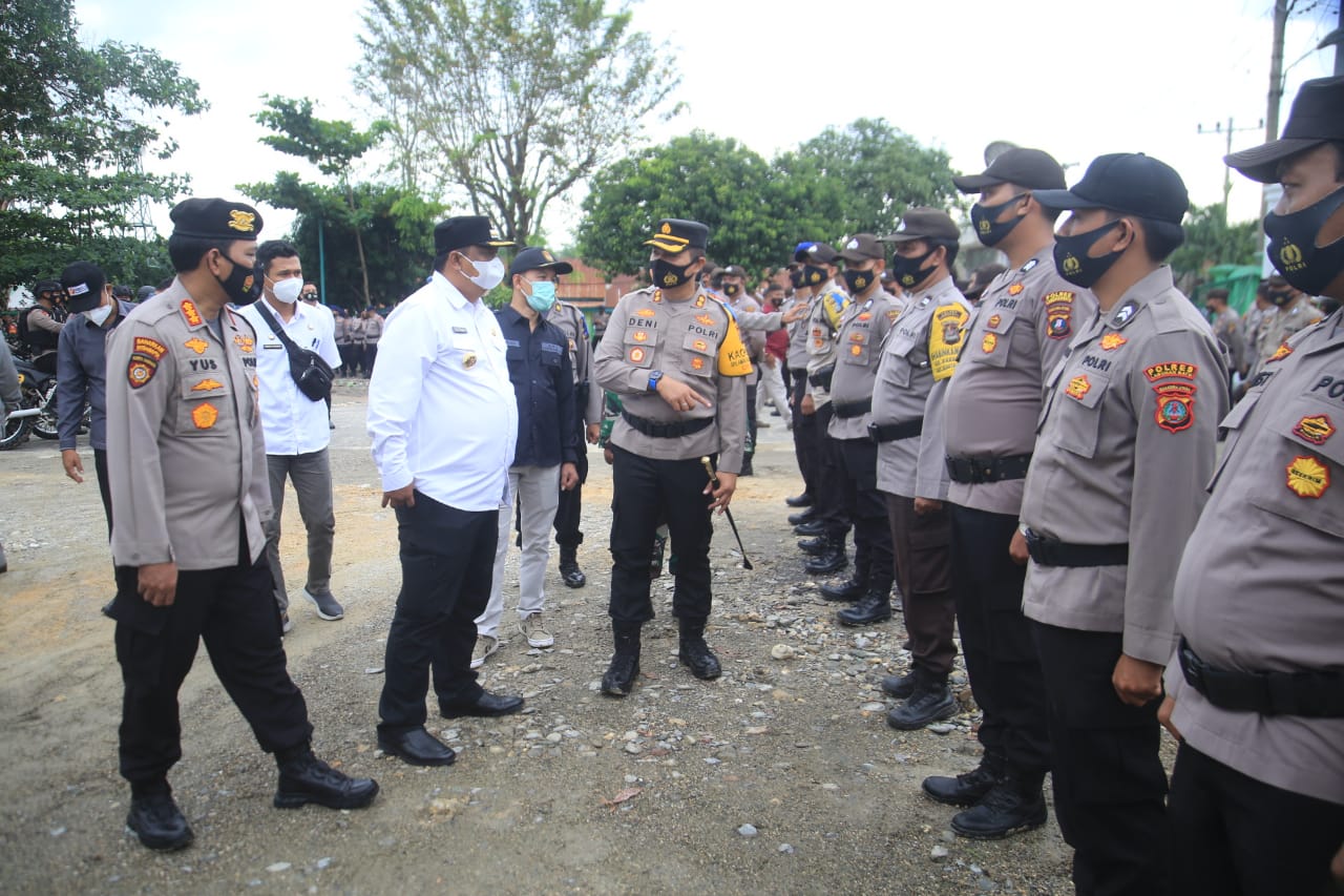 Forkopimda Labuhanbatu Gelar Apel Kesiapan Pengamanan PSU