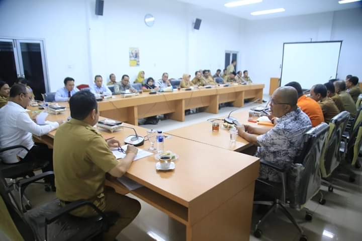 Pemkab Labuhanbatu Lakukan Rapat Kordinasi Musibah Kebakaran
