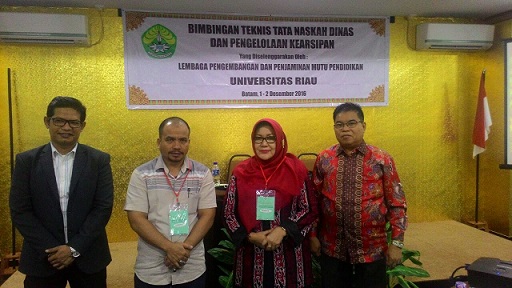 LPMP UR Berperan Aktif dalam pengelolaan arsip Kampus yg baik dan benar