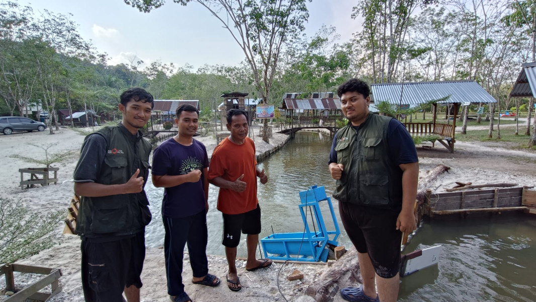 IMPLEMENTASI INNOVILLAGE TIM PROMEEG UNRI GAGAS PEMBANGUNAN PEMBANGKIT LISTRIK TENAGA MIKROHIDRO UNT