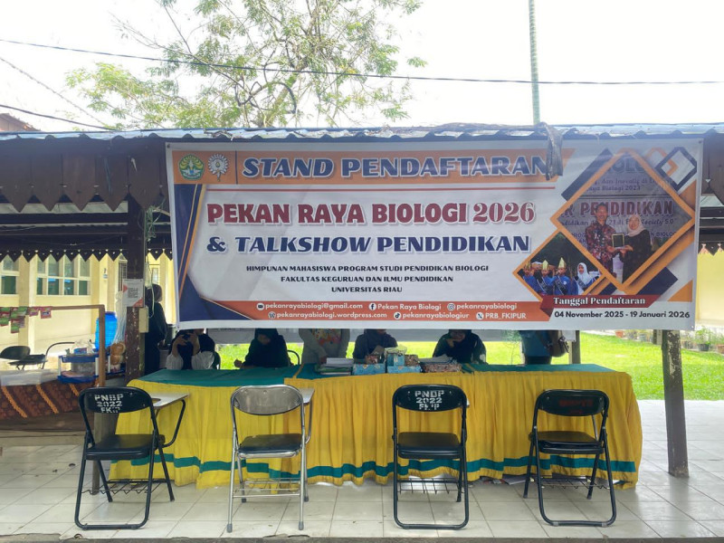 Panita Pekan Raya Biologi 2026 FKIP UNRI Perkuat Kesiapan Jelang Kegiatan