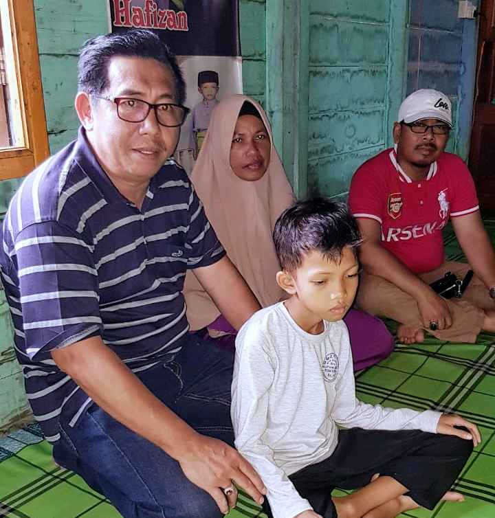 Sekda Meranti Jenguk Bocah Kelainan Jantung, Pemkab. Meranti Siap Fasilitasi Biaya Pengobatan 