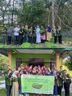 BK UNRI GELAR SOSIALISASI DAN PELATIHAN KETAHANAN PANGAN BERBASIS URBAN FARMING TANAMAN BAYAM