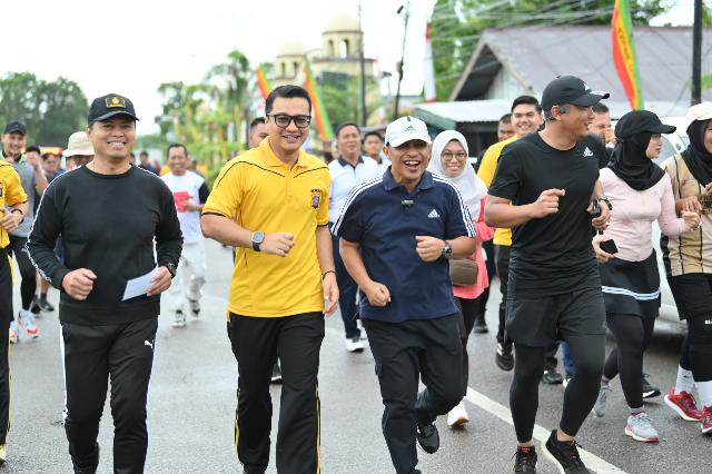 Kolaborasi Kapolres & Pemkab Bengkalis,Karhutla Bengkalis Fun Run Tahun 2025 Sukses di Laksanakan