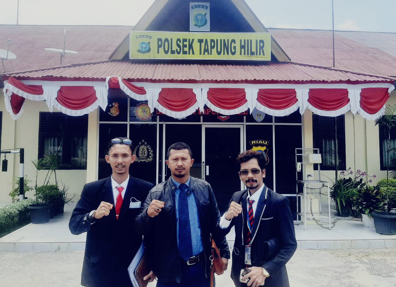 LBH Ansor Riau Dorong Proses Percepatan penyelesaian Pidana Melalui Restorative Justice di Polsek