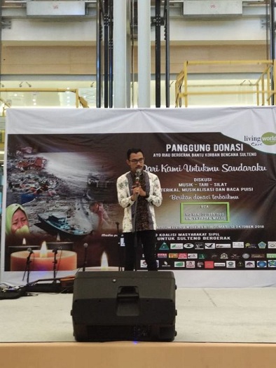 Aksi Penggalangan dana untuk Sulteng Terus Mengalir dari Pekanbaru