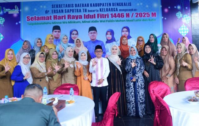 Halal Bi Halal Sekda Bengkalis Sekaligus Umumkan Pemenang Lomba Lampu Colok Tahun 2025