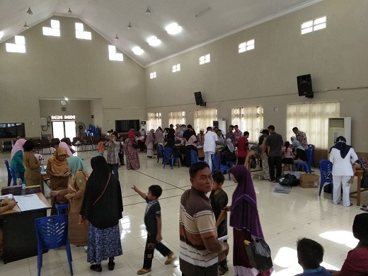 120 Peserta Gelar Sunat Massal Dalam program PPPA Bengkalis,Untuk Mandau & Bhatin Solapan