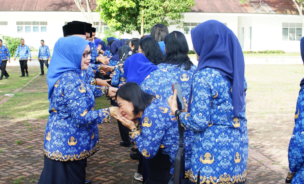 Pimpin Upacara HKN, Plt Bupati Labuhanbatu: selamat hari raya idul fitri