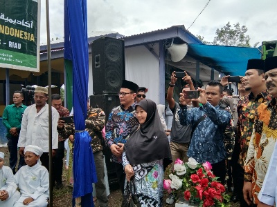 H. Khairul umam Ketua DPRD Bengkalis Hadir acara Launching Akademi Dakwah Indonesia Pesantren Al-I't