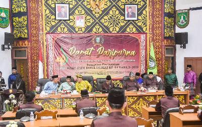 Dumai Maju dan Bersatu, Bupati Bengkalis Hadiri Paripurna Istimewa Hari Jadi 24 Tahun