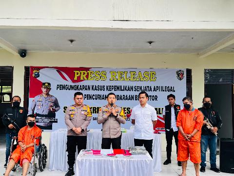 Polres Bengkalis Berhasil Amankan Pelaku Penggelapan Sepeda Motor