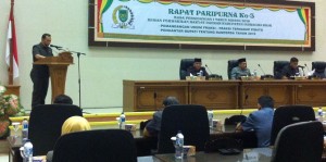 Paripurna ke-III Masa Persidangan 1, DPRD Inhil Pertanyakan Sejumlah Ranperda Usulan Pemkab