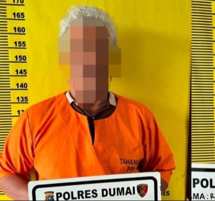 Satreskrim Polres Dumai Ungkap Kasus Dugaan Pencabulan Anak, Pria 59 Tahun Diamankan